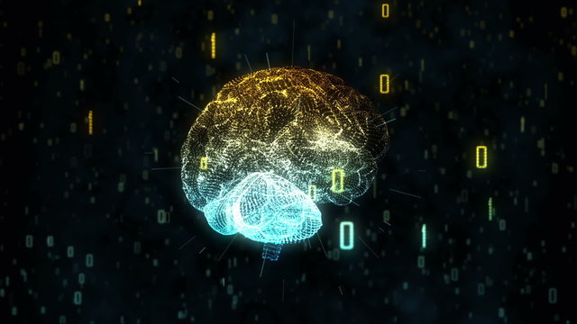 Digital computer brain in binary cloud