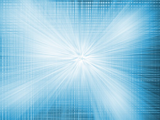 Abstract radial blur zoom light blue background
