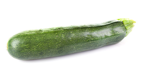 Fresh zucchini isolated on white