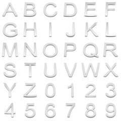 Alphabets and numbers