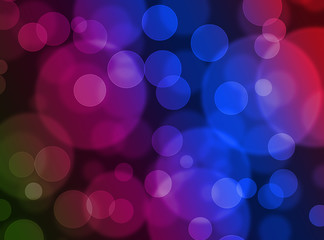 Colorful bokeh style background