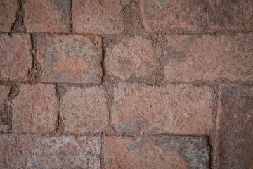 brick floor