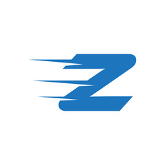a-z fast letter logo