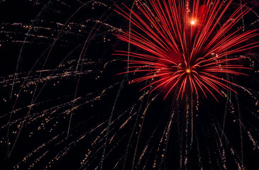 Sumida River Firework Festival at Tokyo, Japan