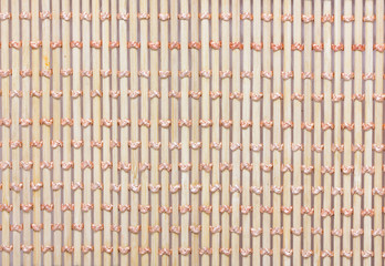 Wood weaved pattern background.