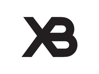 Obraz premium XB Letter Identity Monogram