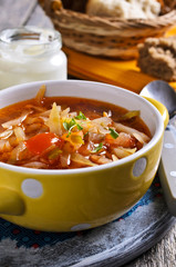 Soup with vegetables