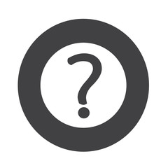 Question mark sign icon