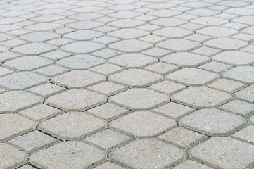 Fototapeta premium Ground tiles forms, decorative pavement background
