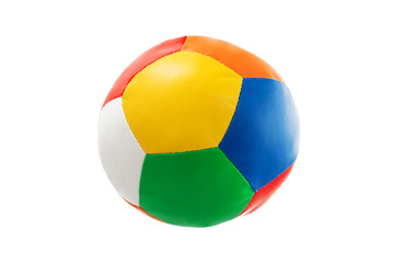 Colorful ball toy isolated on white background