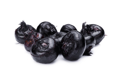 Water chestnut in white background