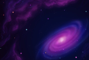 Obraz premium Cosmos Nebula - Scene Design