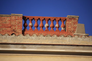 un balcon à Bonifacio