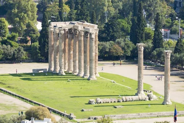 Foto op Plexiglas Tempel van de Olympische Zeus © villorejo