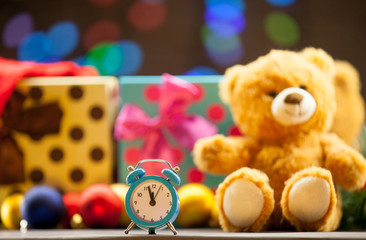 Alarm clock on christmas