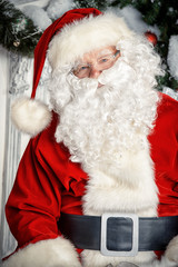 portrait of Santa Claus