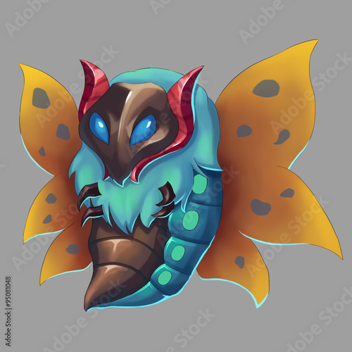 “Butterfly Monster - Creature Design” Stock photo and royalty-free