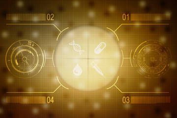 Obraz premium Abstract medical background