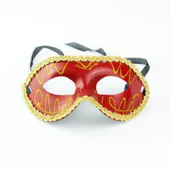 Red masquerade mask