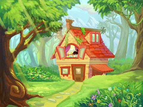 Cartoon Cabin House Images – Browse 50,499 Stock Photos, Vectors, and Video  | Adobe Stock