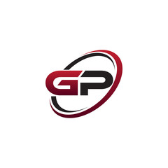 Modern Initial Logo Circle GP