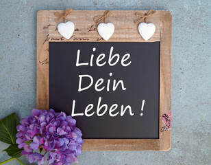 Liebe Dein Leben!