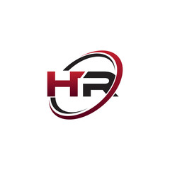 Modern Initial Logo Circle HR
