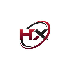 Modern Initial Logo Circle HX