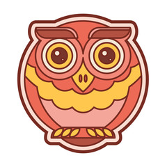 Vector illustration. Owl.