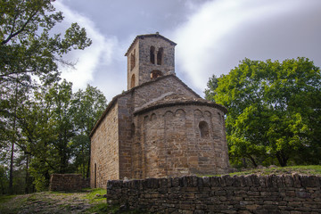 Fototapeta premium iGLESIA DEL PIRINEO CATALAN
