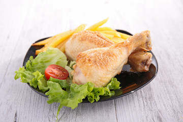 fried chicken leg