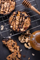 homemade Florentine,almond cookies