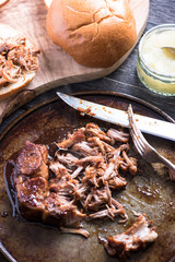 Pulled pork sandwich