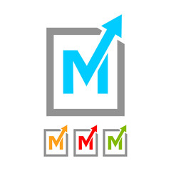 Letter M Growing Chart Box
