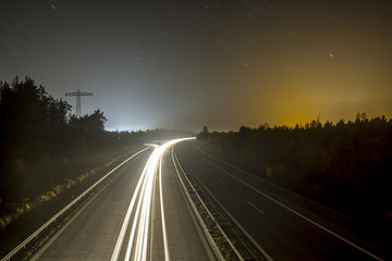 Autobahn (Langzeitbelichtet)