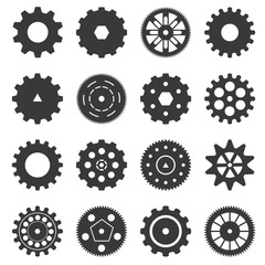 Gear icon set