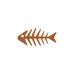 Icon skeleton fish.