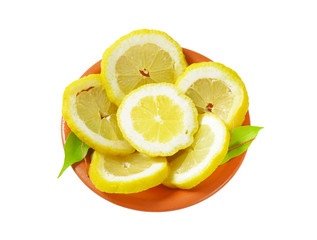 Fresh lemon slices