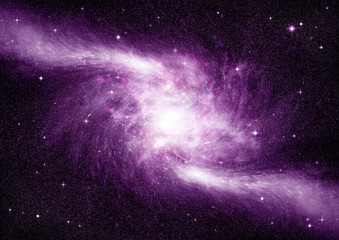 galaxy in a free space