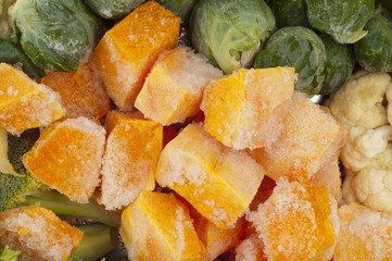 frozen pumpkin and cabbage different types