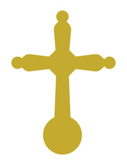 Cross vector icon