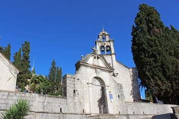Fototapeta na wymiar Church of St. George in Herceg Novi