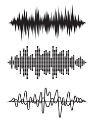 Equalizer pulse heart beats cardiogram vector illustration