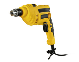 new drill on a white background