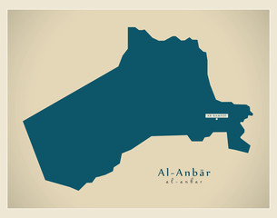 Modern Map - Al-Anbar IQ
