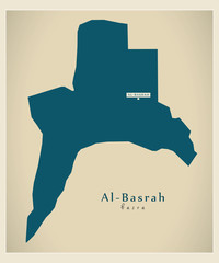 Modern Map - Al-Basrah IQ