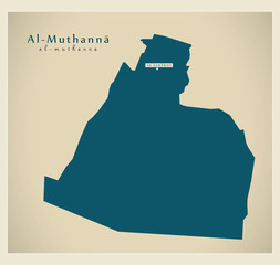 Modern Map - Al-Muthanna IQ