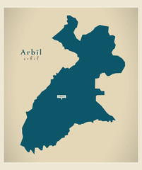 Modern Map - Arbil IQ