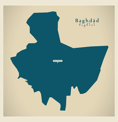 Modern Map - Baghdad IQ