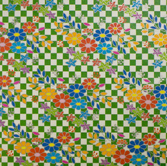 Fototapeta premium Origami paper, multi color paper, 